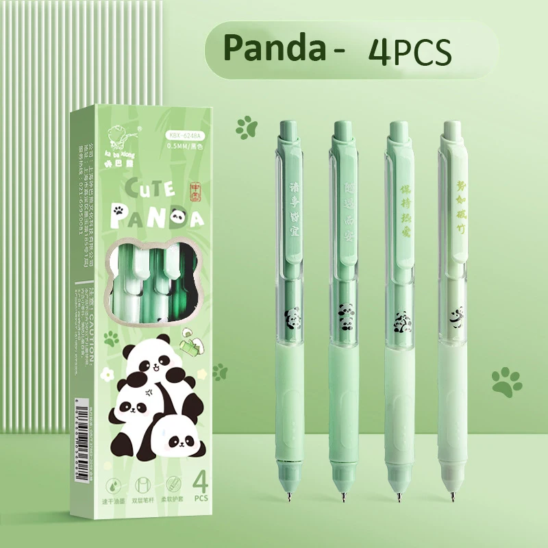 4pcs Kawaii Gel Pen Black Ink 0.5mm ST Nib Cute Pen Set Soft Grip Aesthetic Stationery Office Accessories School Supplies 
4pcs Kawaii Gel Pen Black Ink 0.5mm ST Nib Cute Pen Set Soft Grip Aesthetic Stationery Office Accessories School Supplies