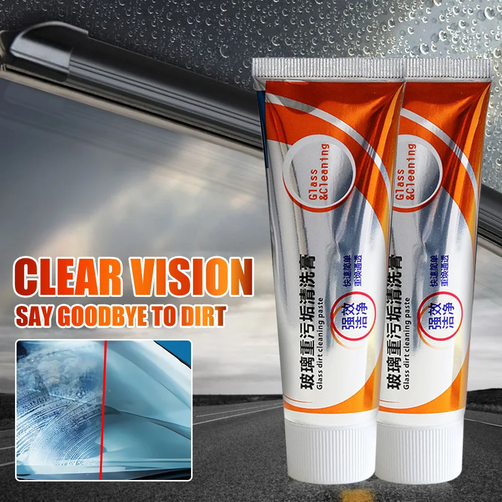 50g Car Glass Oil Film Removal Paste Car Windshield Cleaner Suitable For Car Window Front Windshield Cleaning Tool
50g Car Glass Oil Film Removal Paste Car Windshield Cleaner Suitable For Car Window Front Windshield Cleaning Tool