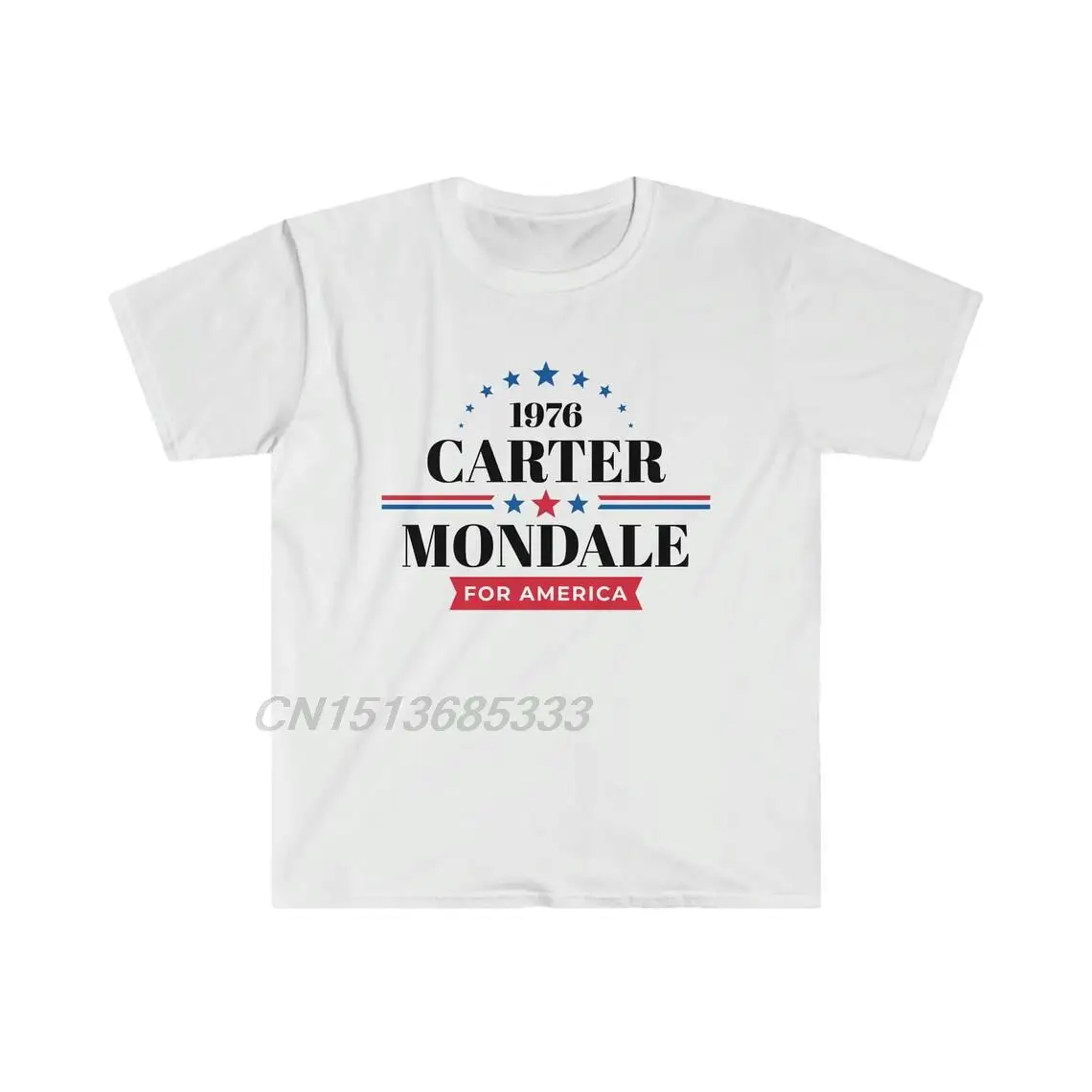 1976 Carter Mondale For America Men Vintage T-shirts President Jimmy Carter Unisex Softstyle T-shirt Adult Oversized Cotton Tops
1976 Carter Mondale For America Men Vintage T-shirts President Jimmy Carter Unisex Softstyle T-shirt Adult Oversized Cotton Tops