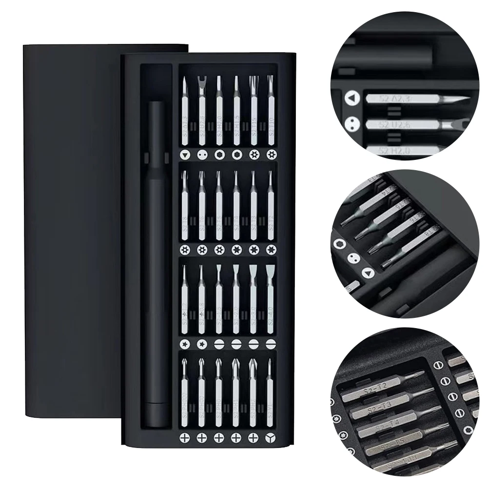 25 In 1 Precision Screwdriver Set Magnetic Torx Hex Screwdriver Bit Computer Phone Repair Tools Multifunctional Hand Tools
25 In 1 Precision Screwdriver Set Magnetic Torx Hex Screwdriver Bit Computer Phone Repair Tools Multifunctional Hand Tools
