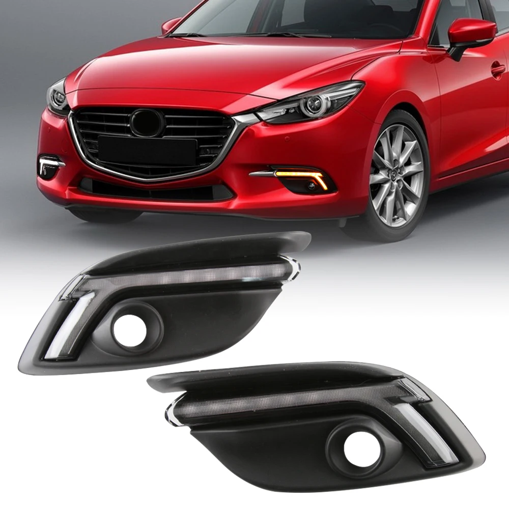 OKEEN 2pcs LED Daytime Running Light For Mazda 3/Axela 2017 2018 2019 Auto Accessories Car Turn Signal Lamp Headlight DRL 12V
OKEEN 2pcs LED Daytime Running Light For Mazda 3/Axela 2017 2018 2019 Auto Accessories Car Turn Signal Lamp Headlight DRL 12V