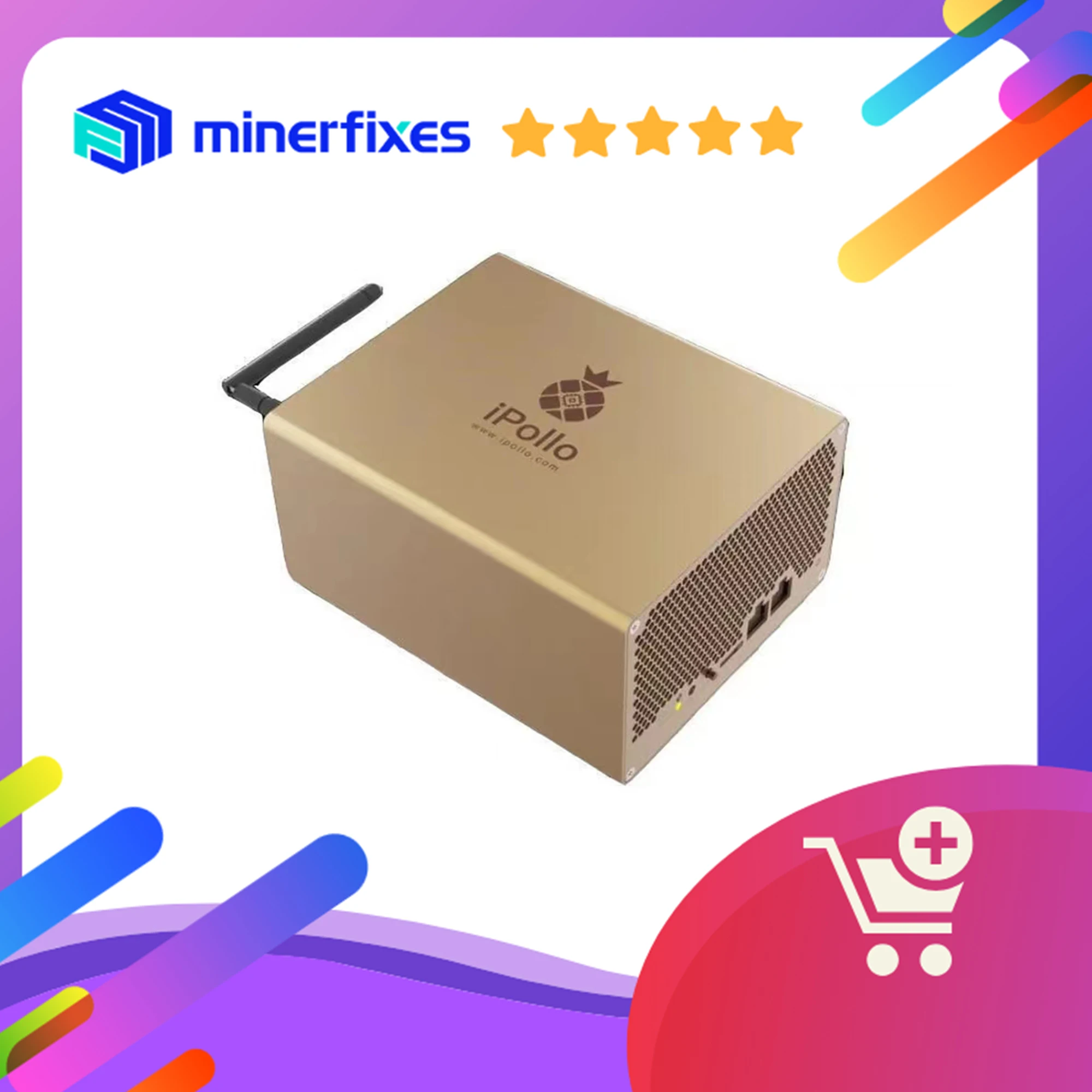 iPollo V1 Mini 320Mh/s 240W ETC Miner V1 mini 320M Digital Currency ETC,ZIL,ETP With PSU ETC ASIC Miner Good For Home Mining
iPollo V1 Mini 320Mh/s 240W ETC Miner V1 mini 320M Digital Currency ETC,ZIL,ETP With PSU ETC ASIC Miner Good For Home Mining