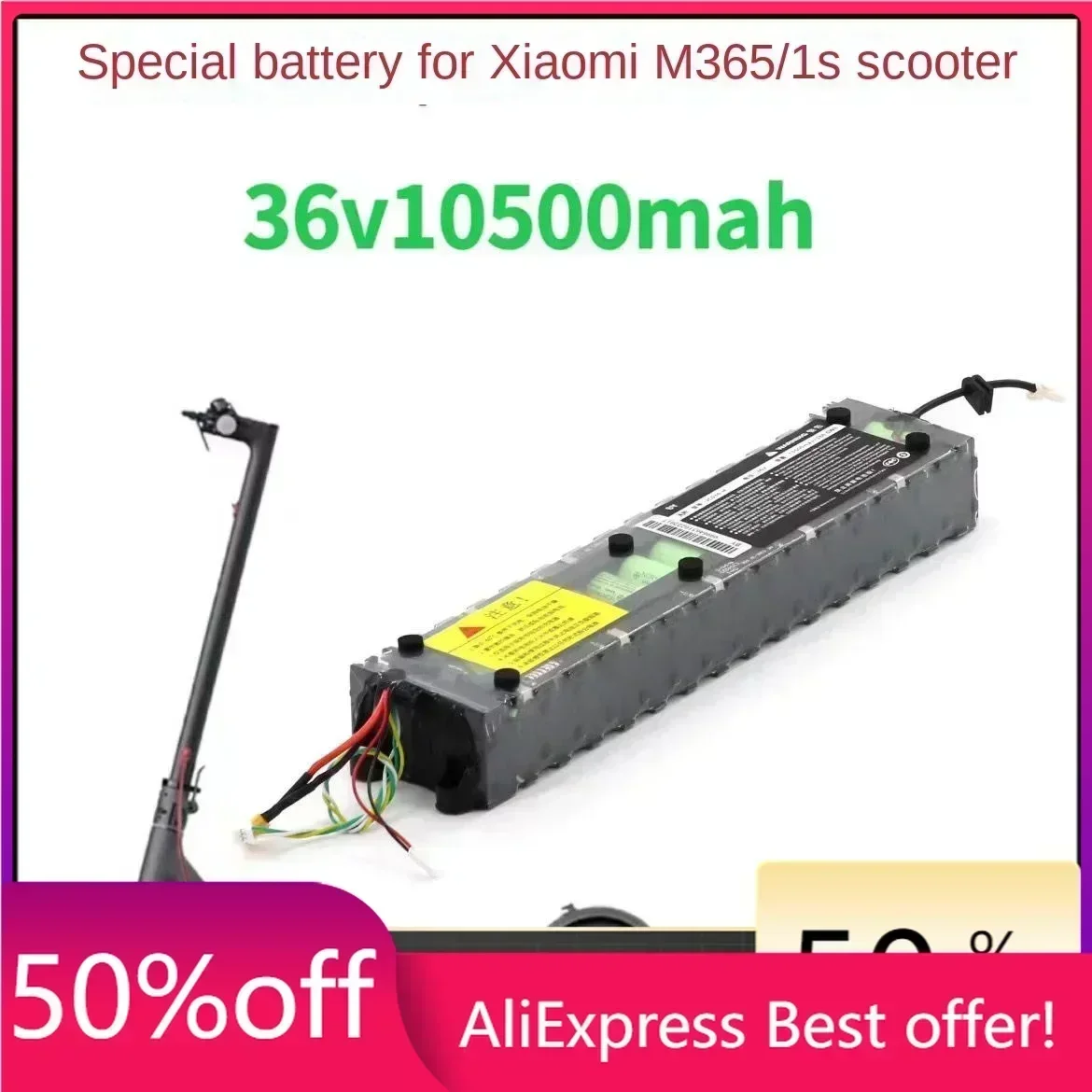 36V 10.5Ah Wholesale Rechargeable Battery Pack for Xiaomi M365 Electric Scooter with APP Protection Board
36V 10.5Ah Wholesale Rechargeable Battery Pack for Xiaomi M365 Electric Scooter with APP Protection Board
