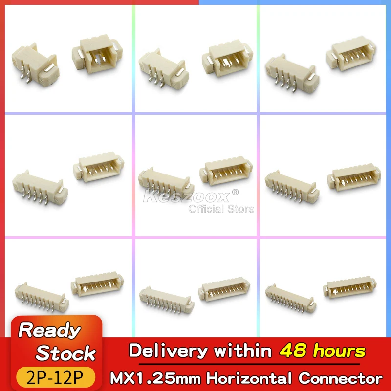 Keszoox Molex 1.25mm Pitch SMT Horizontal Socket 53261-02/03/04/06/08/09/10/0571Connector Plug Header For Micro Drone Hobbyists
Keszoox Molex 1.25mm Pitch SMT Horizontal Socket 53261-02/03/04/06/08/09/10/0571Connector Plug Header For Micro Drone Hobbyists