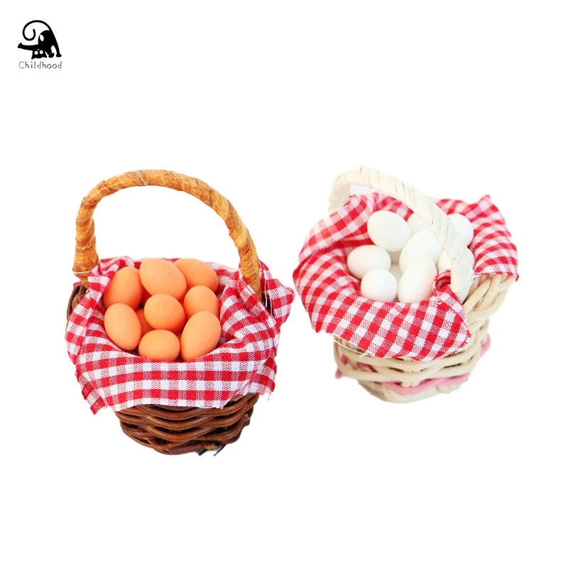 1Set 1:12 Dollhouse Miniature Egg Basket Red Plaid Duck Egg Frame Kitchen Food Model Pretend Play Toy Dollhouse Accessories
1Set 1:12 Dollhouse Miniature Egg Basket Red Plaid Duck Egg Frame Kitchen Food Model Pretend Play Toy Dollhouse Accessories