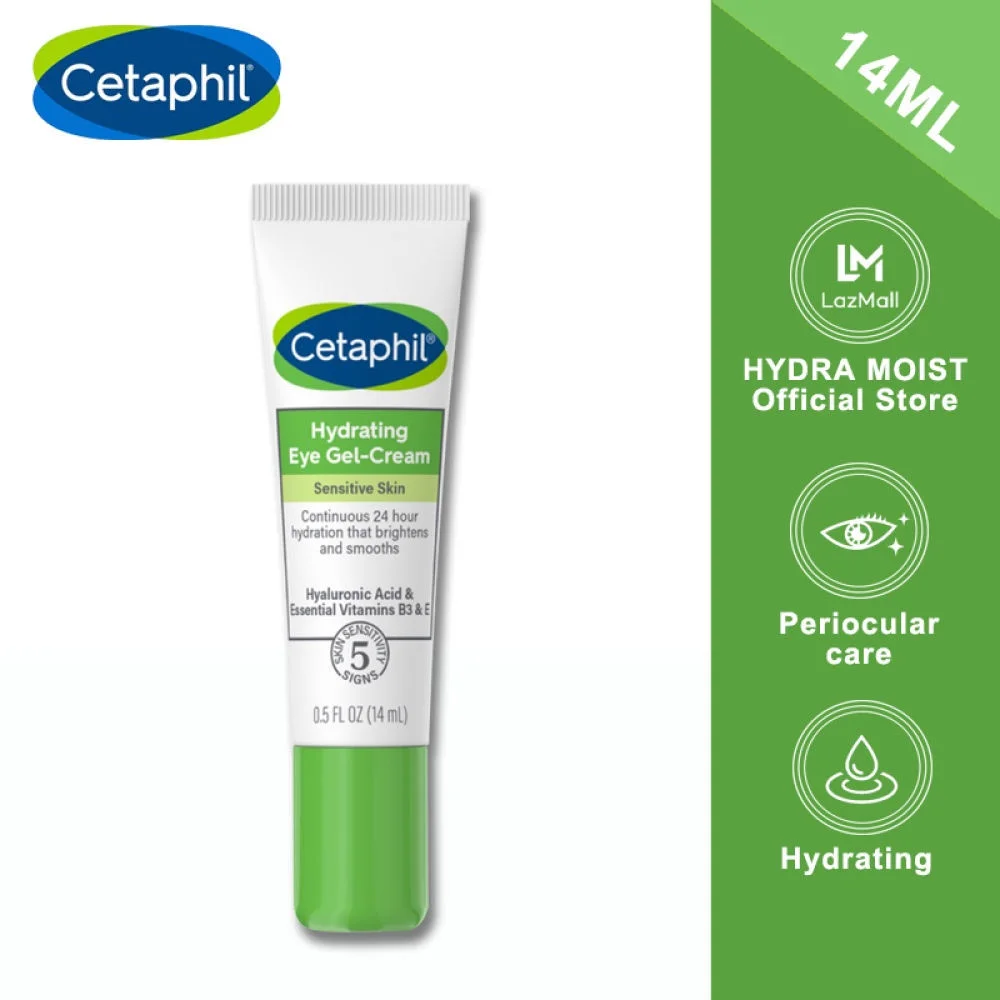 

Cetaphil Hydrating Eye Gel-Cream 14ml Anti-Wrinkle Fade Fine Lines Anti Dark Circles Remove Eye Bags Puffiness Eye Care Products
