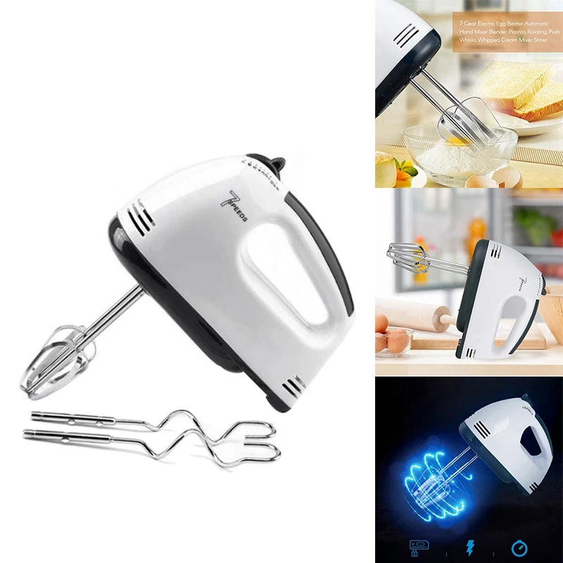 Electric Egg Beater Automatic Hand Mixer Blender 7 Gear Baking Whisks Whipped Cream Mixer Handheld Stirrer
Electric Egg Beater Automatic Hand Mixer Blender 7 Gear Baking Whisks Whipped Cream Mixer Handheld Stirrer