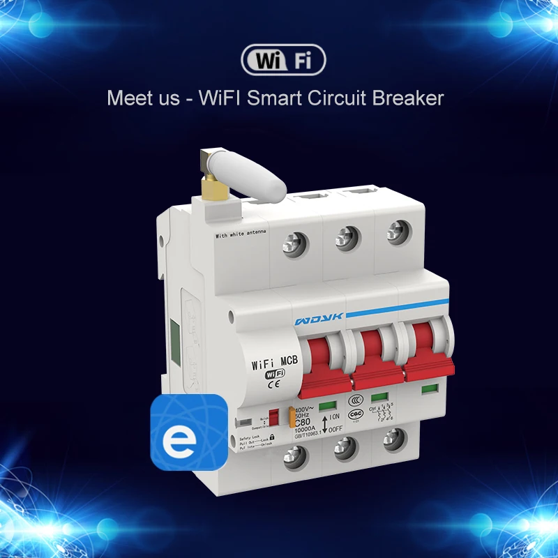 Smart 3P 16A-125A Remote Control Wifi Circuit Breaker/smart switch/ Intelligent automatic Recloser support alexa and
Smart 3P 16A-125A Remote Control Wifi Circuit Breaker/smart switch/ Intelligent automatic Recloser support alexa and