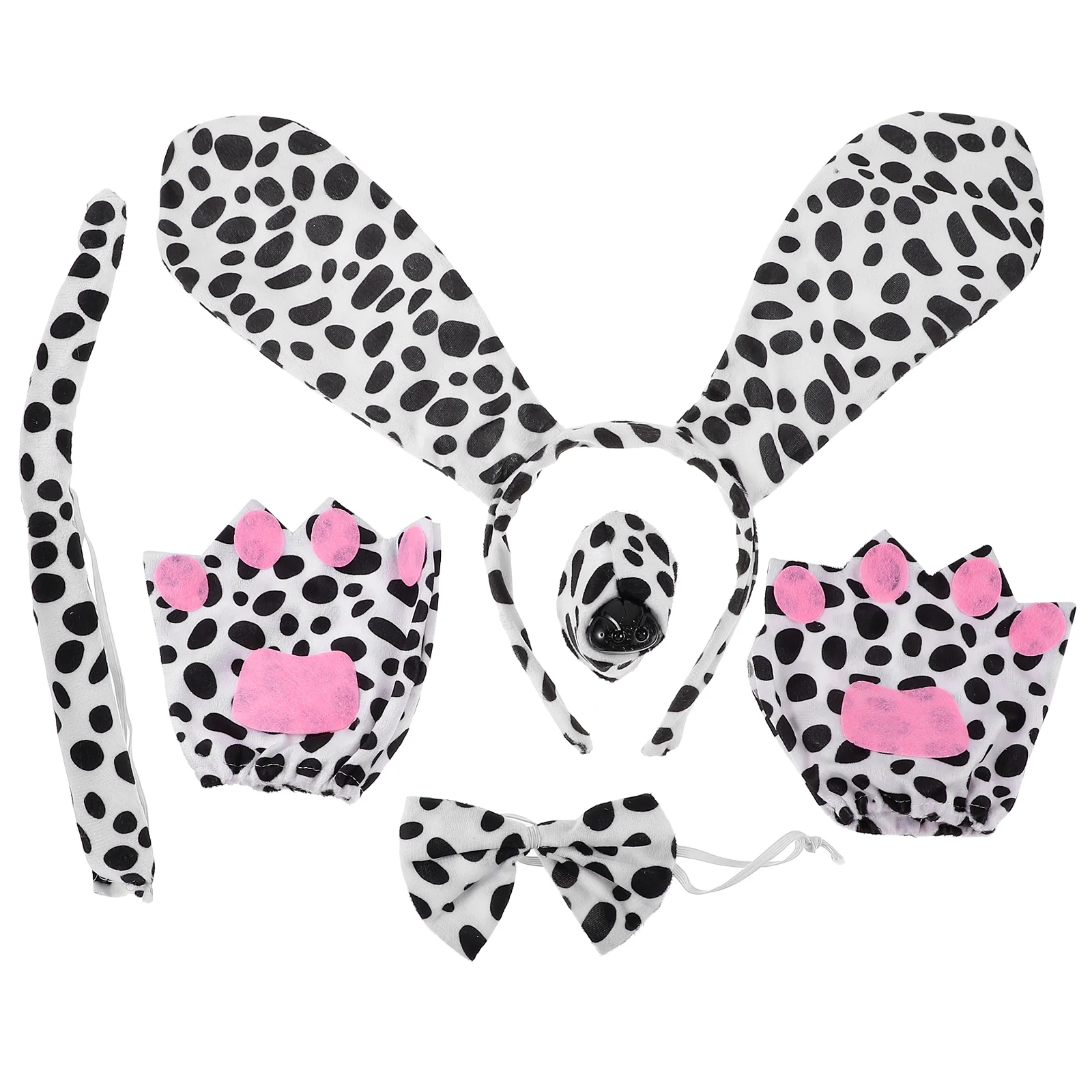 1 Set Animal Dress Props Dog Costume Accessories Ears Headband Tail Bowtie Nose Gloves
1 Set Animal Dress Props Dog Costume Accessories Ears Headband Tail Bowtie Nose Gloves