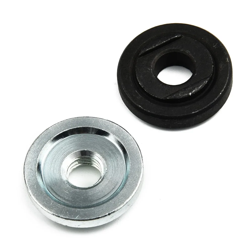 

2Pcs Hex Flange Nut Set Angle Grinder Quick Change Locking Hexagon Nut Platen For 100 Type Angle Grinder Power Tools Accessories