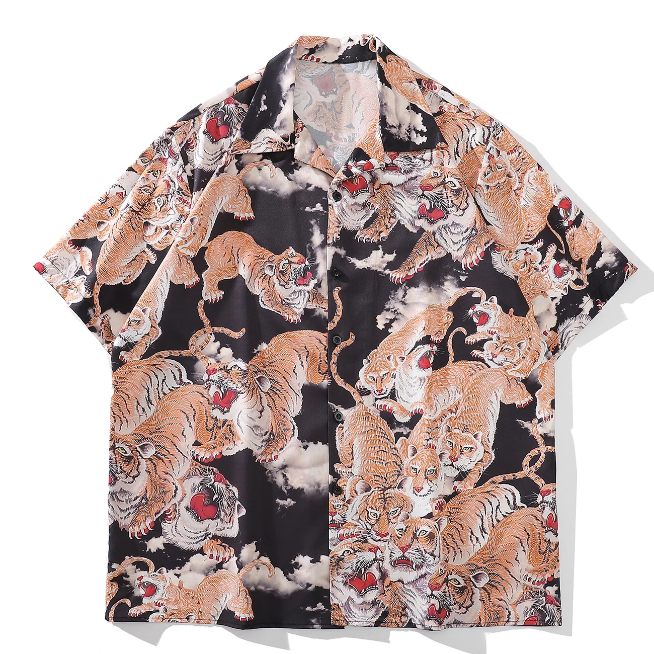 LACIBLE Fashion Leisure American Casual Loose Tiger Short Sleeve Shirt Blouse Tops Men Summer Hot Selling Shirt for Men Women
LACIBLE Fashion Leisure American Casual Loose Tiger Short Sleeve Shirt Blouse Tops Men Summer Hot Selling Shirt for Men Women