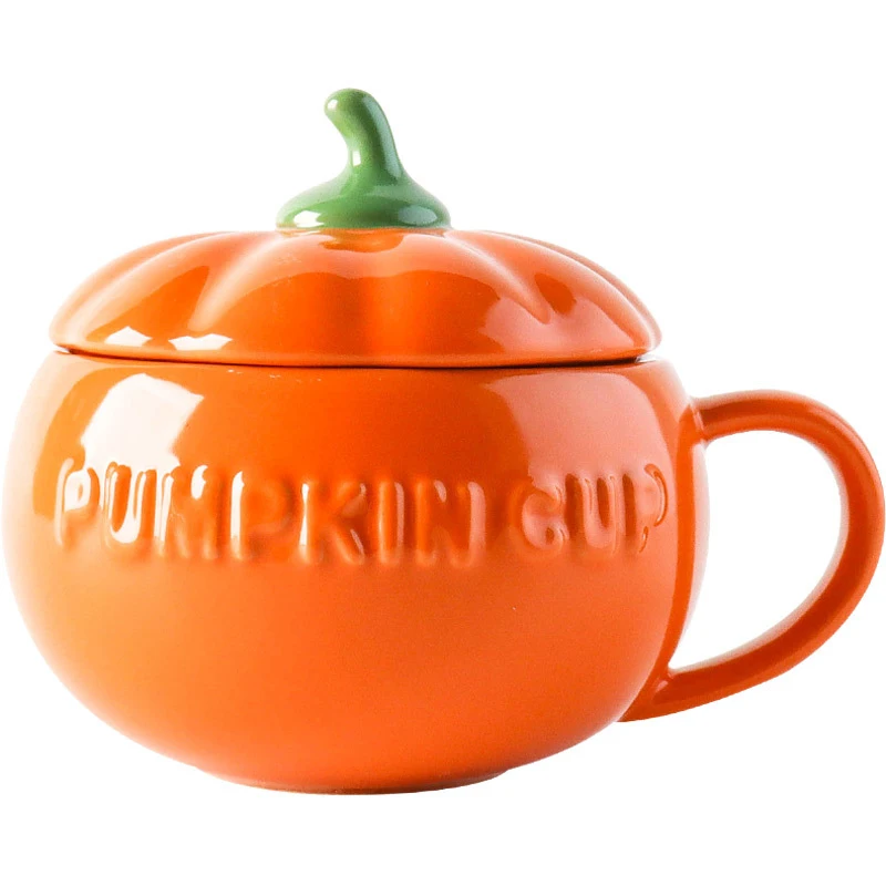 Creative Ceramic Mugs With Lid Handmade Coffee Cups Pumpkin Shaped Tea Milk Breakfast Mug Oatmeal Yogurt Cup Halloween Gift
Creative Ceramic Mugs With Lid Handmade Coffee Cups Pumpkin Shaped Tea Milk Breakfast Mug Oatmeal Yogurt Cup Halloween Gift