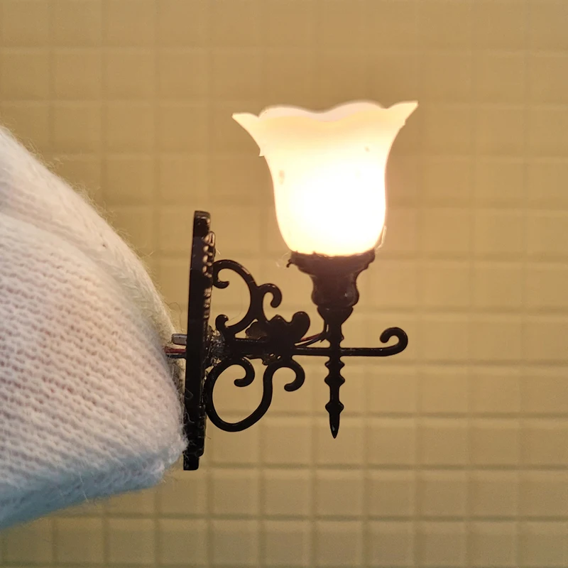 Hot Saling Model Wall Lamp Classic European Wall Mount Lamp 3V Warm White Decorative Doll House Layout 1:87 Ho Scale
Hot Saling Model Wall Lamp Classic European Wall Mount Lamp 3V Warm White Decorative Doll House Layout 1:87 Ho Scale