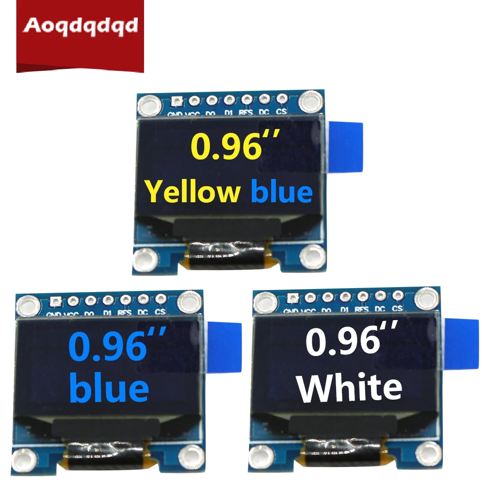 0.96 inch 128X64 OLED Display Module 7Pin GND SSD1306 LCD Display Screen 128*64 IIC I2C for Arduino STM32
0.96 inch 128X64 OLED Display Module 7Pin GND SSD1306 LCD Display Screen 128*64 IIC I2C for Arduino STM32
