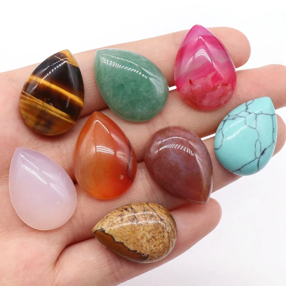 Mineraali Water-Drop Semi-Precious Tiger Eye Aventurine Natural Gems for DIY Necklace Earring Reiki Healing Quartz Agate 18*25mm
Mineraali Water-Drop Semi-Precious Tiger Eye Aventurine Natural Gems for DIY Necklace Earring Reiki Healing Quartz Agate 18*25mm
