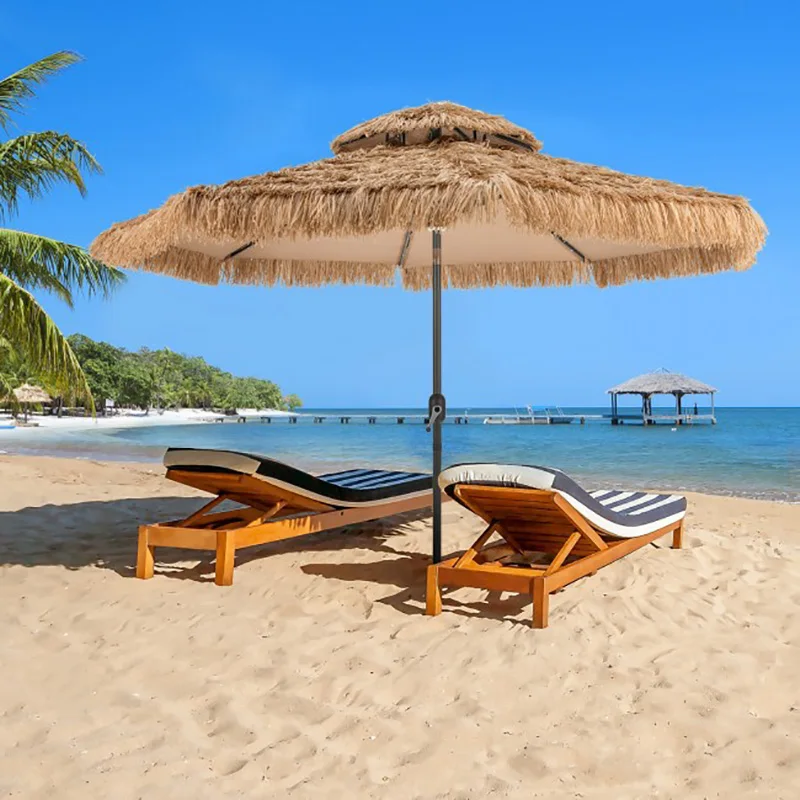 10 Feet Hawaiian Style Solar Lighted Thatched Tiki Patio Umbrella Outdoor Patio Beach Swimming Pool Big Umbrella Parasol
10 Feet Hawaiian Style Solar Lighted Thatched Tiki Patio Umbrella Outdoor Patio Beach Swimming Pool Big Umbrella Parasol