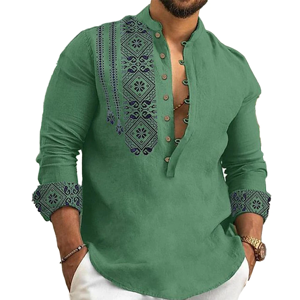 Stylish Men's Long Sleeve T Shirts, Loose Henley V Neck Beach Tops, Button Down Shirt Blouse for Summer Fashion
Stylish Men's Long Sleeve T Shirts, Loose Henley V Neck Beach Tops, Button Down Shirt Blouse for Summer Fashion