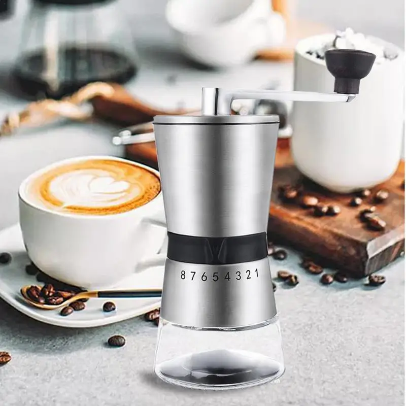 Coffee Grinder Durable Portable Hand Crank Ceramic Burrs Adjustable Settings Premium Coffee Grinder Portable Manual Coffee Mill
Coffee Grinder Durable Portable Hand Crank Ceramic Burrs Adjustable Settings Premium Coffee Grinder Portable Manual Coffee Mill