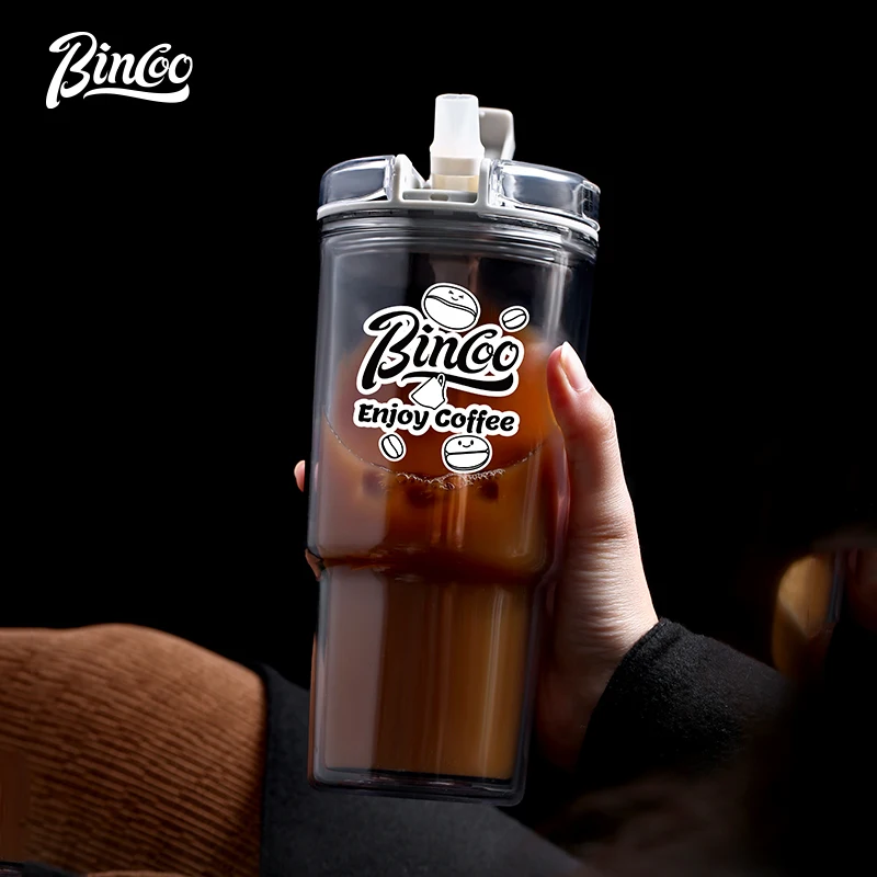 Bincoo Double Drink Water Cup Hiking Office Portable Straw Cup 630ML High Appearance Level Gift Double Layer Milk Coffee Cup
Bincoo Double Drink Water Cup Hiking Office Portable Straw Cup 630ML High Appearance Level Gift Double Layer Milk Coffee Cup