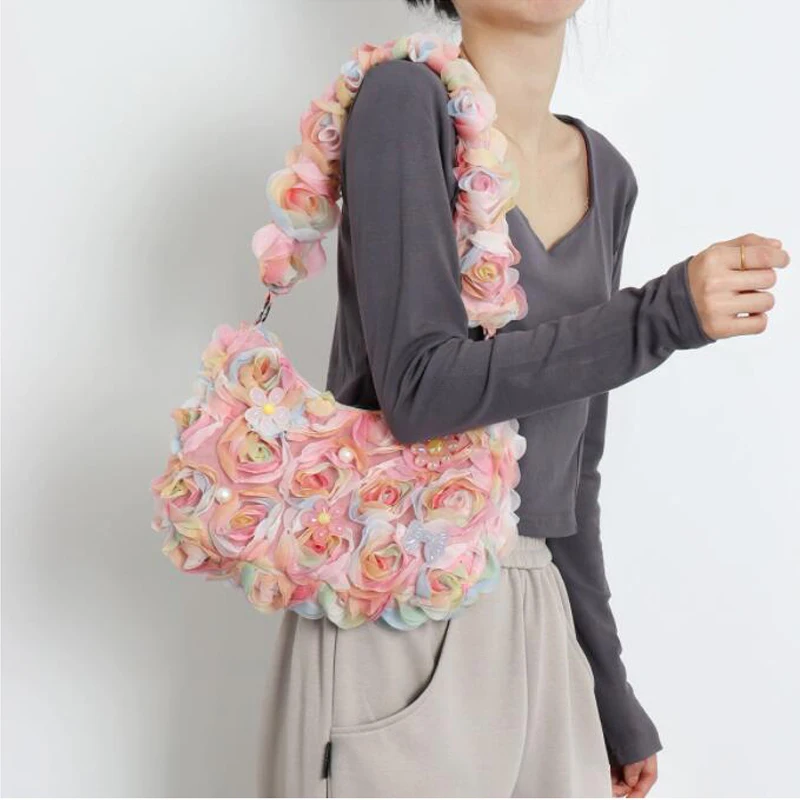 3D Flower Shoulder Bag Luxury Women's Bag Sweet Lace Handbag Evening Party Bridal Crossbody Bags 2023 Designer Bolsa Feminina
3D Flower Shoulder Bag Luxury Women's Bag Sweet Lace Handbag Evening Party Bridal Crossbody Bags 2023 Designer Bolsa Feminina