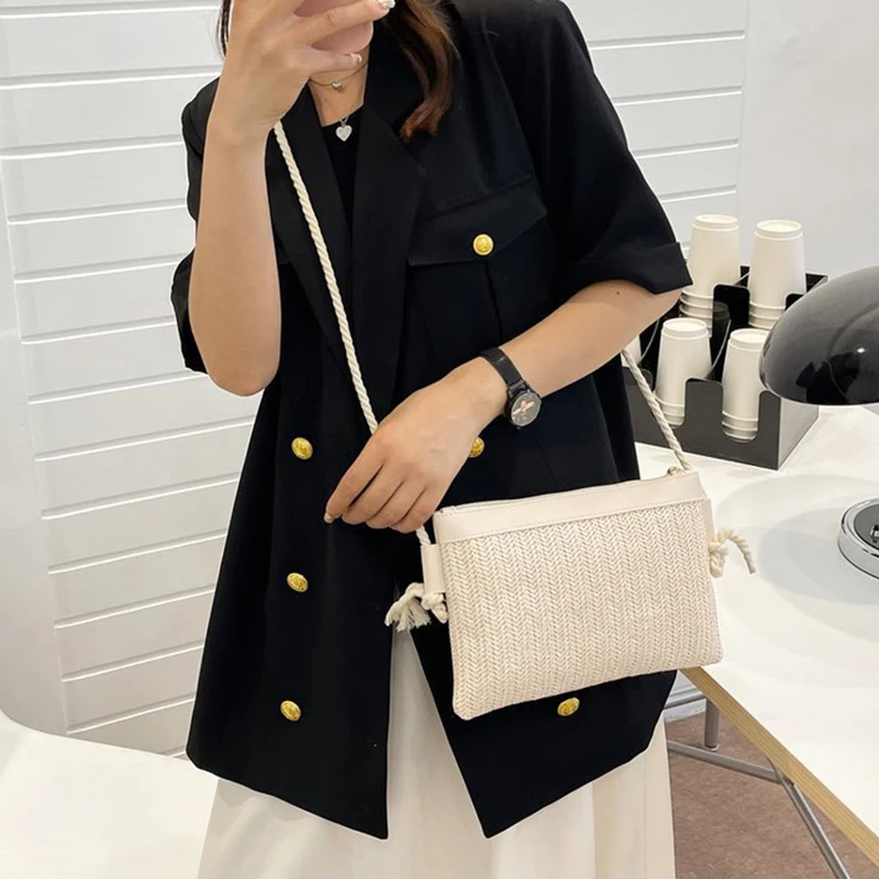 Handmade Rattan Crossbody Purse - Knit Summer Essential 3 S6d12a76054c2433d9b6c061d9788f9bdR