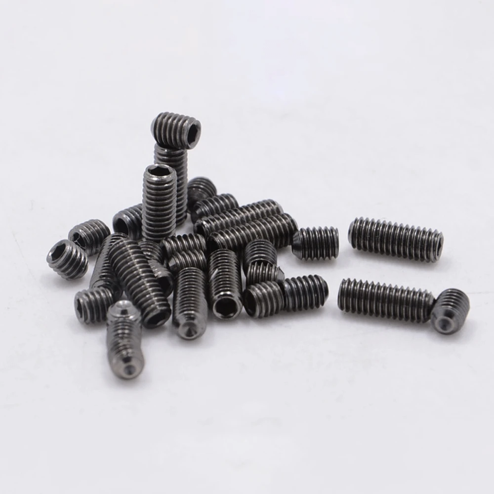 M3 x 2.5 3 4 5 6 8 10 20mm Black Nickel Plated 12.9 Grade Alloy Steel Cup Point Allen Socket Grub Screw For Car Model DIY
M3 x 2.5 3 4 5 6 8 10 20mm Black Nickel Plated 12.9 Grade Alloy Steel Cup Point Allen Socket Grub Screw For Car Model DIY