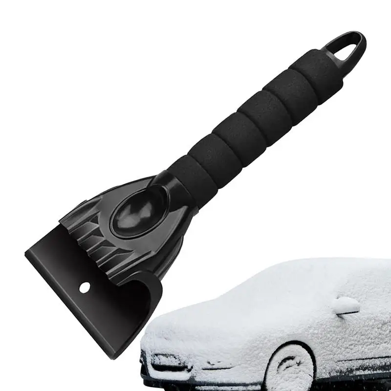 

Car Windshield Snow Scraper Snow Removal & Frost Remover Scratch-Free Ice Crusher With Ergonomic Foam Grip Frost Removal Tool