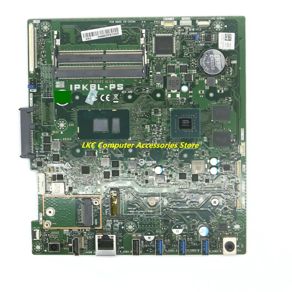 

New For Dell Inspiron 24 3477 22 3277 All-in-one Motherboard 0NRG1Y CN-0NRG1Y NRG1Y IPKBL-PS with i3-7130 CPU with graphics card