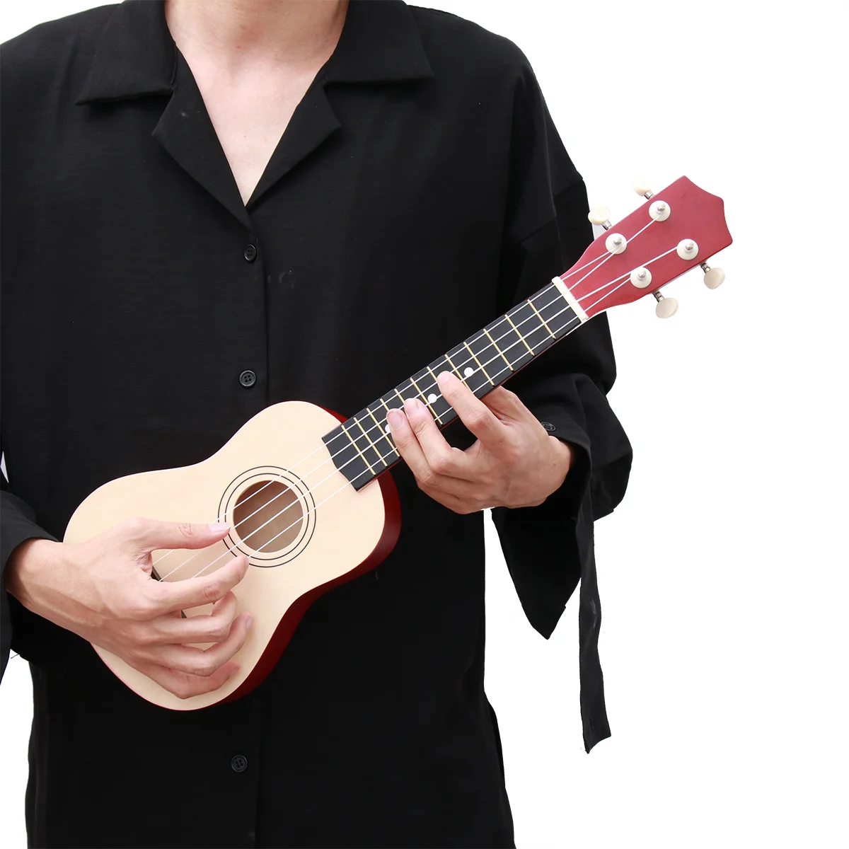 Inches Ukulele Guitar Toy Wooden Ukulele Guitar Toy Funny Solid Wood Musical Instruments Model Toy Early Educational Toy
Inches Ukulele Guitar Toy Wooden Ukulele Guitar Toy Funny Solid Wood Musical Instruments Model Toy Early Educational Toy