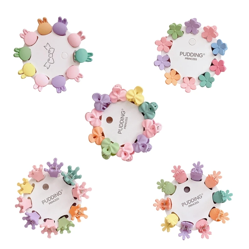 N80C 10 Pcs Small Baby Girls Mini Hairpin Mix Color Hair Claw Clips for Kids Hairpins Headwear Accessories Hair Bangs Claw
N80C 10 Pcs Small Baby Girls Mini Hairpin Mix Color Hair Claw Clips for Kids Hairpins Headwear Accessories Hair Bangs Claw