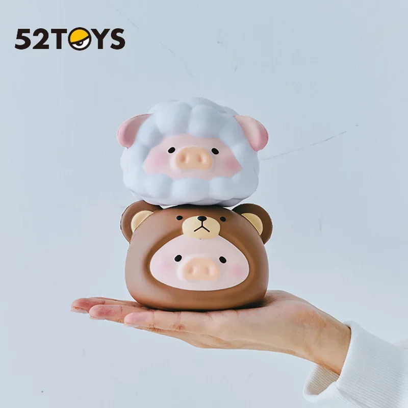 

2024 Canned Pig Lulu Pig Bear Sheep Series Kawaii Stress Relief Ball Healing Pinch Musicians Pinch Vent Toy Kids Birthday Gift