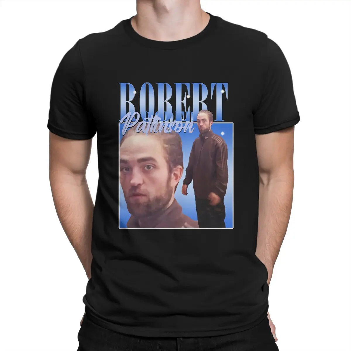 Fashion Robert Pattinson Standing Meme T-Shirts Men O Neck Cotton T Shirt Short Sleeve Tees Gift Tops
Fashion Robert Pattinson Standing Meme T-Shirts Men O Neck Cotton T Shirt Short Sleeve Tees Gift Tops