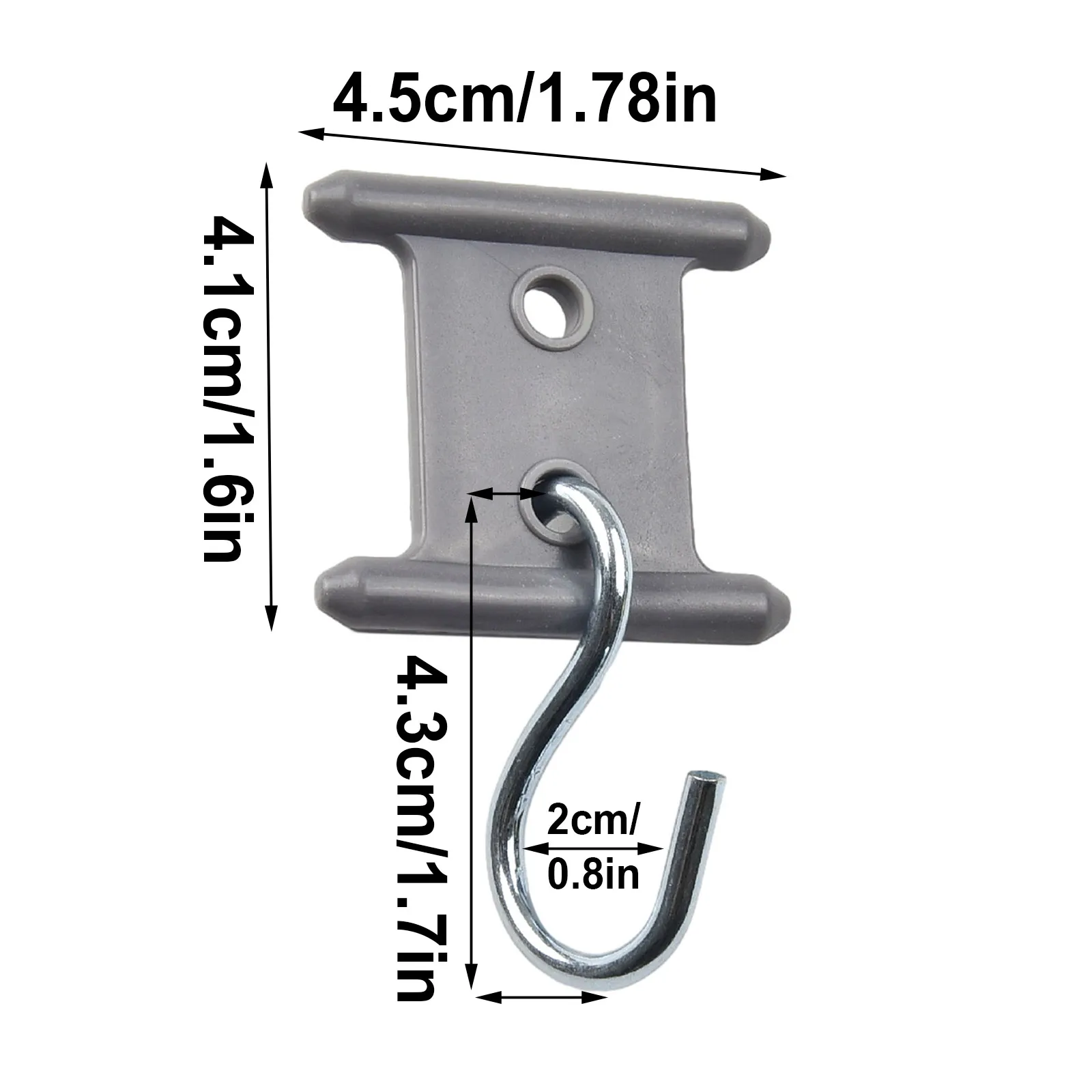 8Pcs Camping Awning Hooks Clips With Holes RV Tent Hangers Light Hangers For Caravan Camper Grey Accessories High Quality
8Pcs Camping Awning Hooks Clips With Holes RV Tent Hangers Light Hangers For Caravan Camper Grey Accessories High Quality