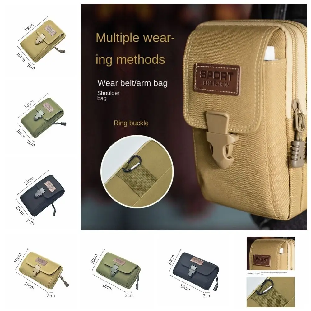 Oxford Fabric Casual Cell Phone Purse Horizontal/Vertical Waist Bag Belt Phone Bag Multi-function Casual
Oxford Fabric Casual Cell Phone Purse Horizontal/Vertical Waist Bag Belt Phone Bag Multi-function Casual