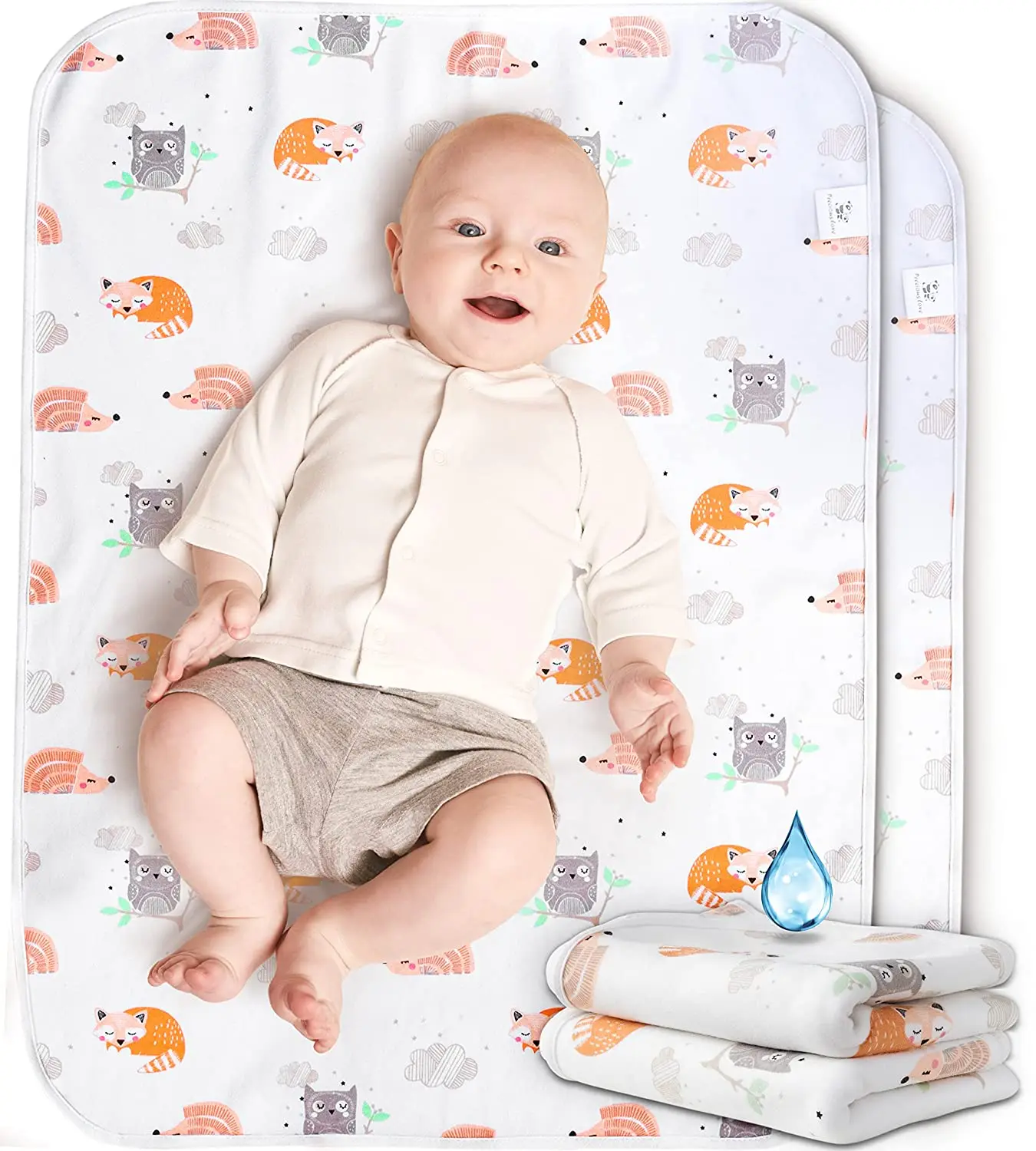 Waterproof Pad Liners Diaper Changing Table Covers Keep Baby Dry & Protect Bassinet from Leaks Reusable Washable Liner Pads
Waterproof Pad Liners Diaper Changing Table Covers Keep Baby Dry & Protect Bassinet from Leaks Reusable Washable Liner Pads