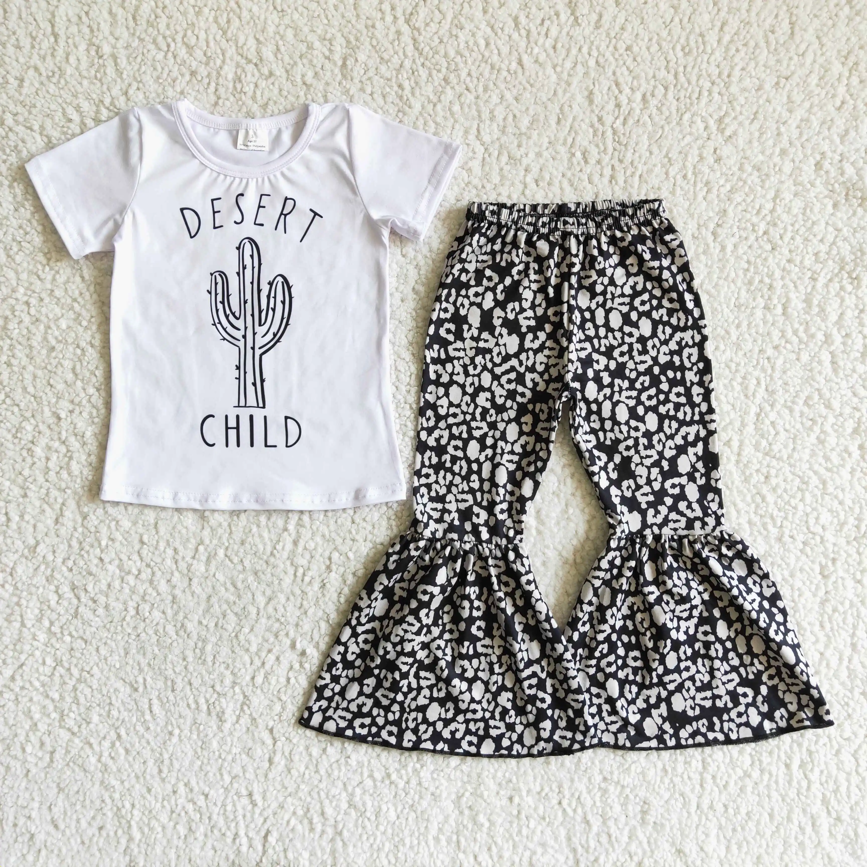 Boutique kids outfit girl fashion summer bell pants clothing set with catcus pattern toddler girl short sleeve outfit
Boutique kids outfit girl fashion summer bell pants clothing set with catcus pattern toddler girl short sleeve outfit