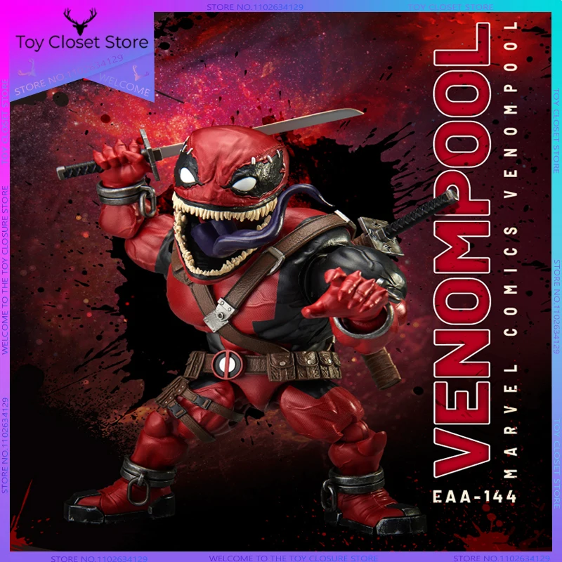 Фигурка из комиксов Marvel, подлинный злодей, Веном, Дэдпул, подвижная фигурка, Eaa-144 21 см, ПВХ, коллекционная аниме модель, игрушки, декоративные подарки
Фигурка из комиксов Marvel, подлинный злодей, Веном, Дэдпул, подвижная фигурка, Eaa-144 21 см, ПВХ, коллекционная аниме модель, игрушки, декоративные подарки