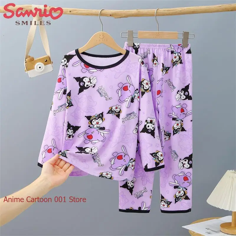 Sanrio Cartoonkuromi Autumn and Winter Children's Set Home Clothes Long-Sleeved Girls' Pajamas To Keep Warm and Moisture-Wicking
Sanrio Cartoonkuromi Autumn and Winter Children's Set Home Clothes Long-Sleeved Girls' Pajamas To Keep Warm and Moisture-Wicking