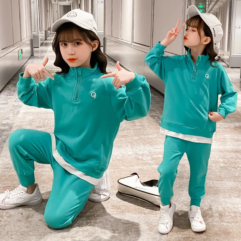 Girls Sweatshirts +Pants Kids Suits 2PCS/Set 2023 Dazzling Spring Autumn Cotton Home Comfort Children Clothing
Girls Sweatshirts +Pants Kids Suits 2PCS/Set 2023 Dazzling Spring Autumn Cotton Home Comfort Children Clothing