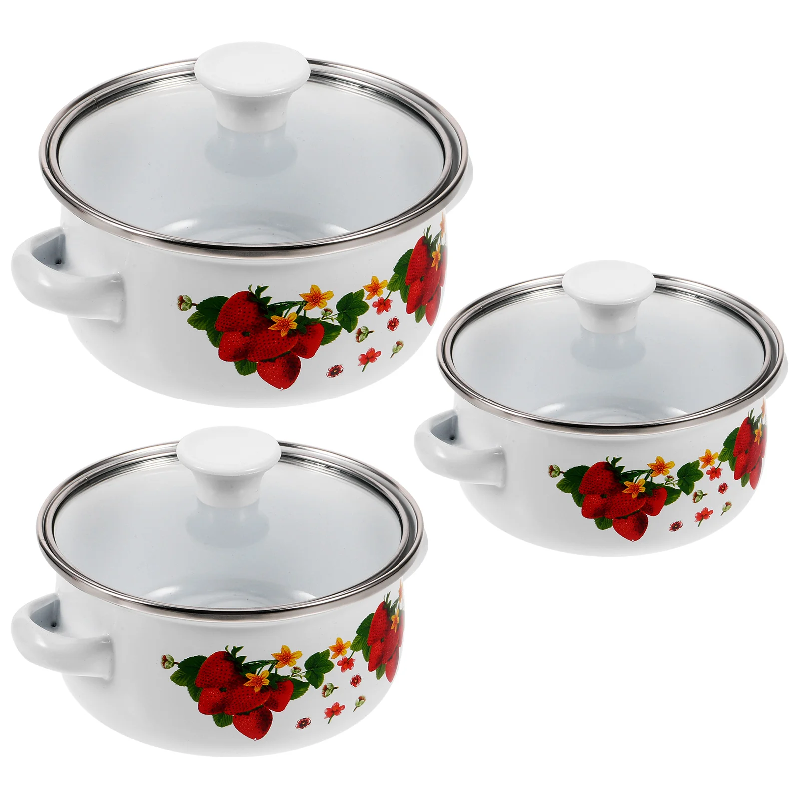 Kitchen Enamel Stockpot Lid Retro Cooking Pot Non Stick Soup Pot Floral Simmer Pot
Kitchen Enamel Stockpot Lid Retro Cooking Pot Non Stick Soup Pot Floral Simmer Pot