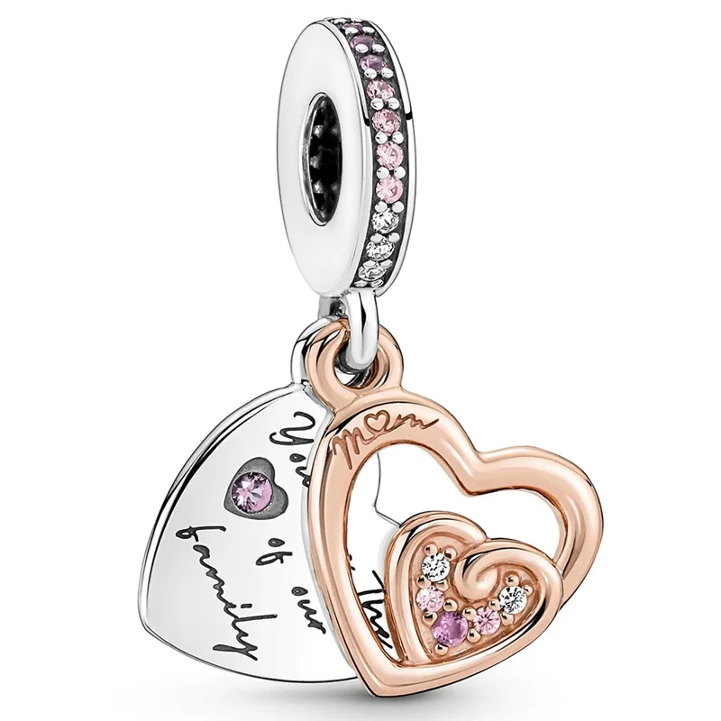New Rose Entwined Infinite Double Hearts Pendant Bead Fit 925 Sterling Silver Bead Charm Bracelet Diy Europe Jewelry
New Rose Entwined Infinite Double Hearts Pendant Bead Fit 925 Sterling Silver Bead Charm Bracelet Diy Europe Jewelry