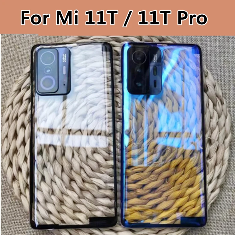 Задняя крышка батарейного отсека для Xiaomi 11T Pro, стеклянная панель, сменный чехол для объектива камеры + Клей 11t
Задняя крышка батарейного отсека для Xiaomi 11T Pro, стеклянная панель, сменный чехол для объектива камеры + Клей 11t