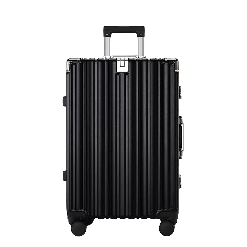 

New Luggage 20" 22" 24" 26" Unisex Suitcase On Wheel Aluminum Frame Trolley Carrier Universal Travel Offers Waterproof Promotion