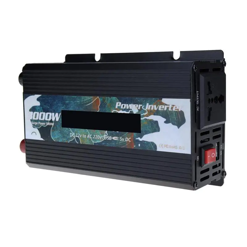 Pure Sine Waves Inverter DC 12V To AC 110V 220V Voltage 5000W Transformer Power Converter Solar Car Inverter
Pure Sine Waves Inverter DC 12V To AC 110V 220V Voltage 5000W Transformer Power Converter Solar Car Inverter