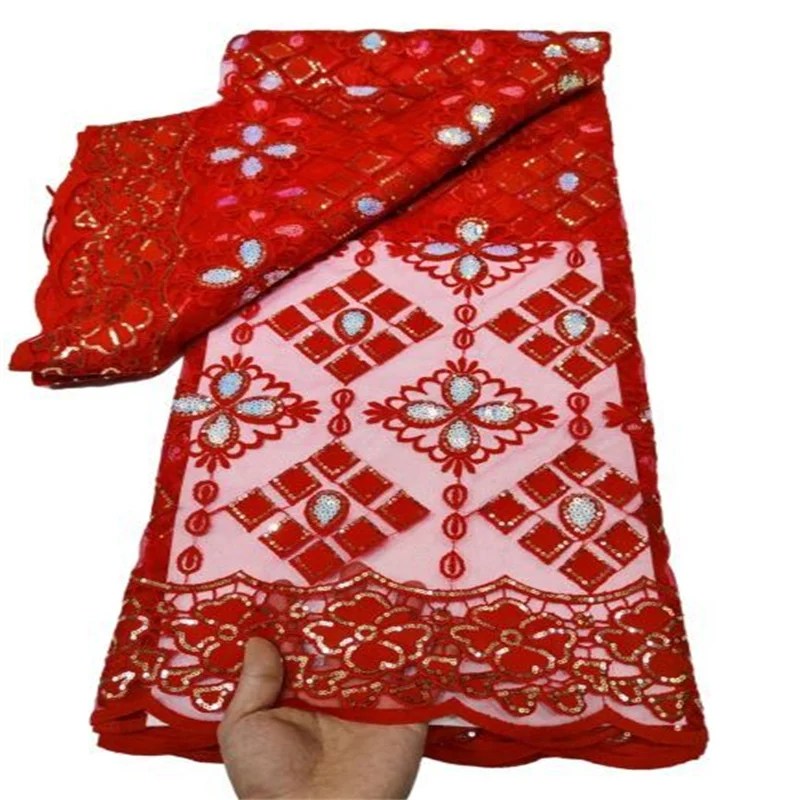 Latest Green African Sequins Lace Fabric 2022 High Quality Embroidery French Red Nigerian Lace Fabric For Wedding Dress Sewing
Latest Green African Sequins Lace Fabric 2022 High Quality Embroidery French Red Nigerian Lace Fabric For Wedding Dress Sewing