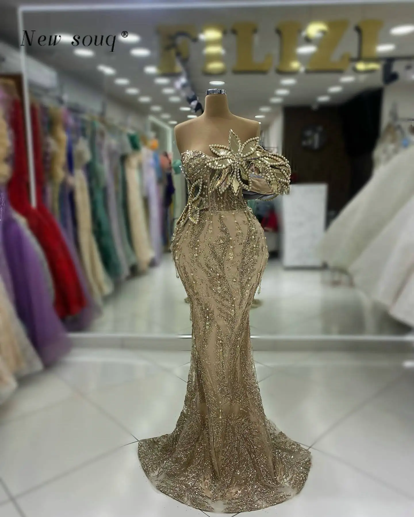 Dark Champagne One Shoulder Long Mermaid Evening Dresses Crystals Beaded Sweetheart Neck Prom Gowns for Women Wedding Party
Dark Champagne One Shoulder Long Mermaid Evening Dresses Crystals Beaded Sweetheart Neck Prom Gowns for Women Wedding Party
