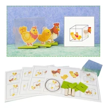 Toddler Montessori Material DIY Math Toy Animal Direction Matching Game Early Educational Learning Toy Logical Thinking Training
Toddler Montessori Material DIY Math Toy Animal Direction Matching Game Early Educational Learning Toy Logical Thinking Training
