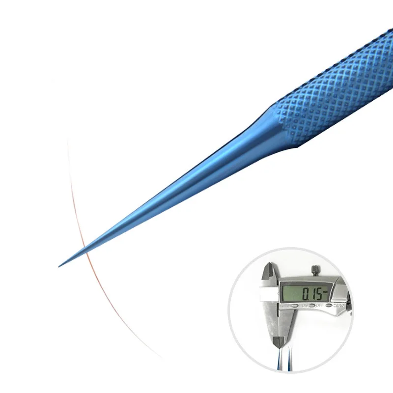 Mobile phone repair fingerprint flying wire tweezers Titanium alloy micro 0.15mm fine tip microscope straight curved tweezers
Mobile phone repair fingerprint flying wire tweezers Titanium alloy micro 0.15mm fine tip microscope straight curved tweezers
