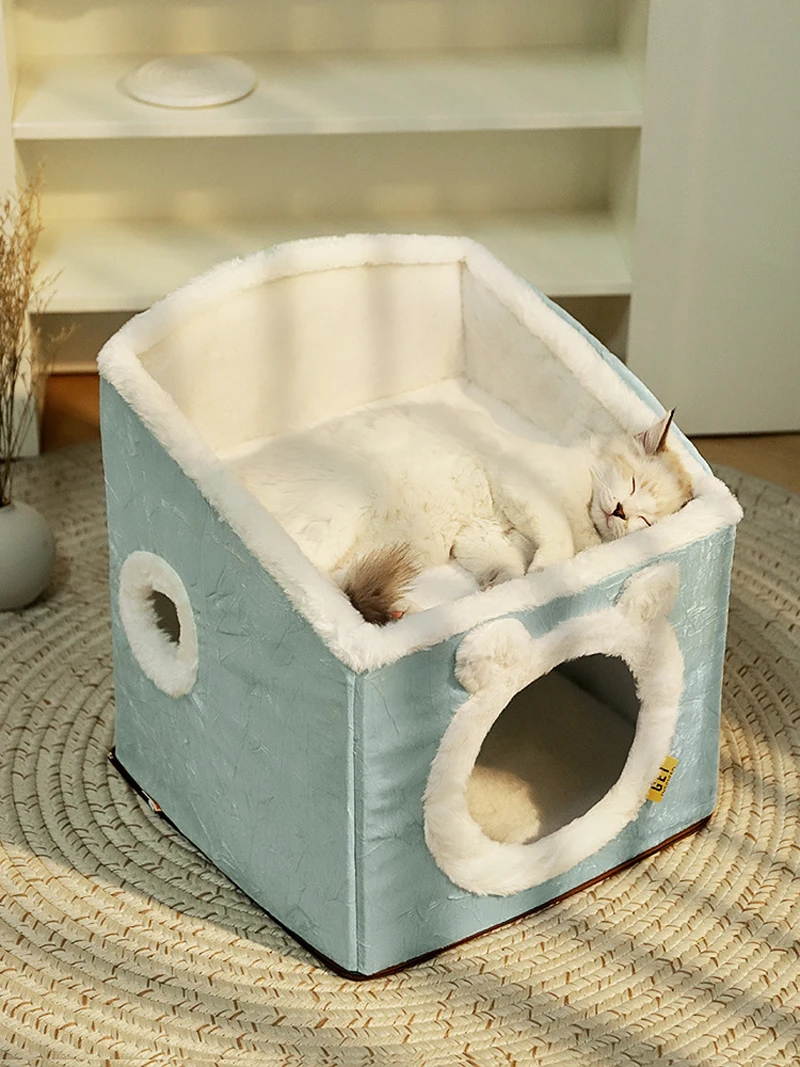 New Cat Nest Matching Color Polyester Cotton Wool Fashion Soft Comfortable Double-Deck Small Dog House Household Pet Supplies JJ
New Cat Nest Matching Color Polyester Cotton Wool Fashion Soft Comfortable Double-Deck Small Dog House Household Pet Supplies JJ
