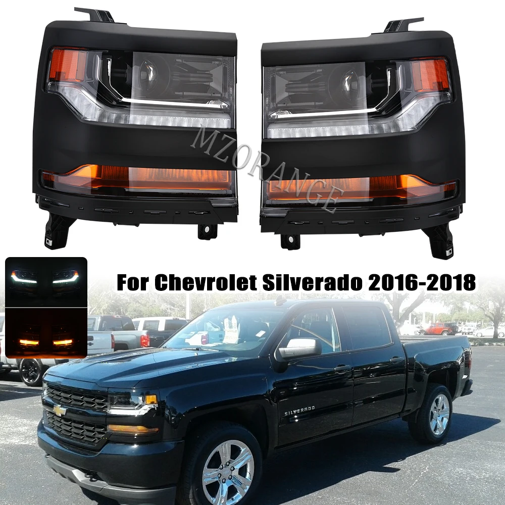 شمعة امامية شيفروليه سيلفرادو 2016 2017 2018 HID 2 شمعة امامية شيفروليه سيلفرادو 2016 2017 2018 HID